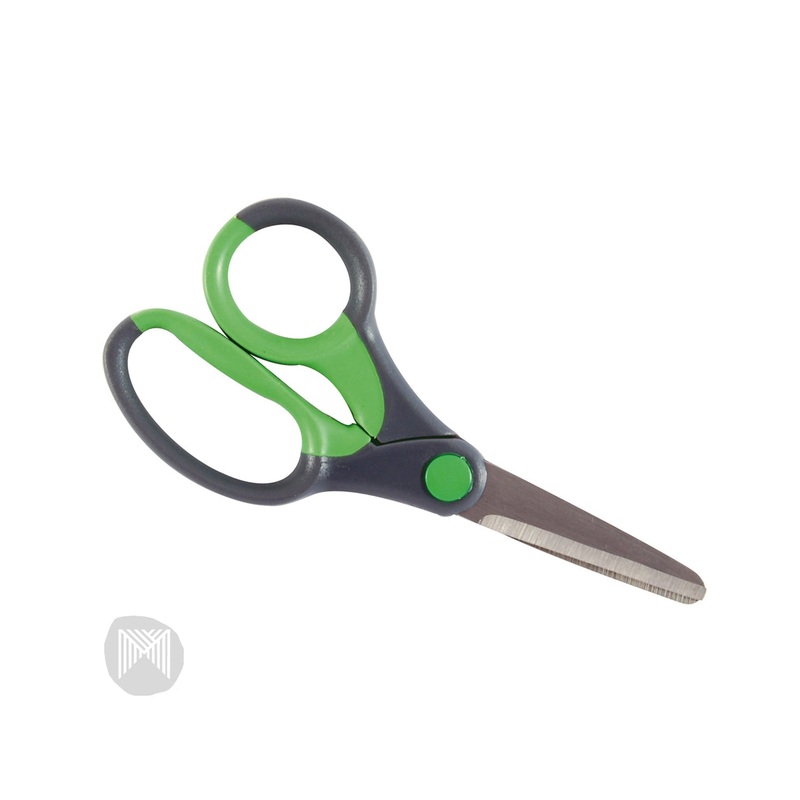 Safe Scissors – Green (Left Handed) 130mm Micador Jr.