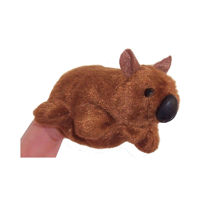 Wombat Finger Puppet