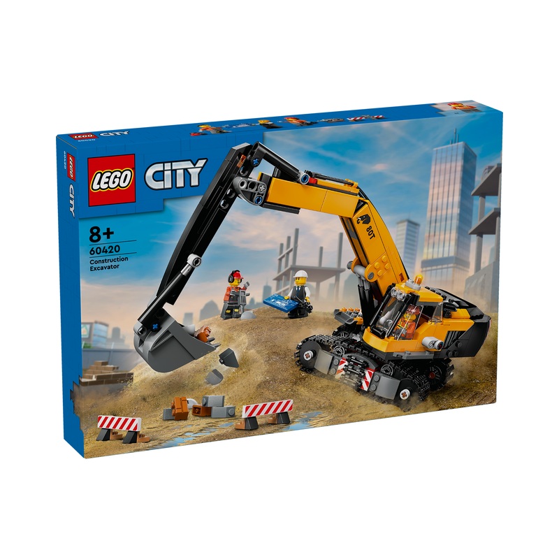 60420 Yellow Construction Excavator
