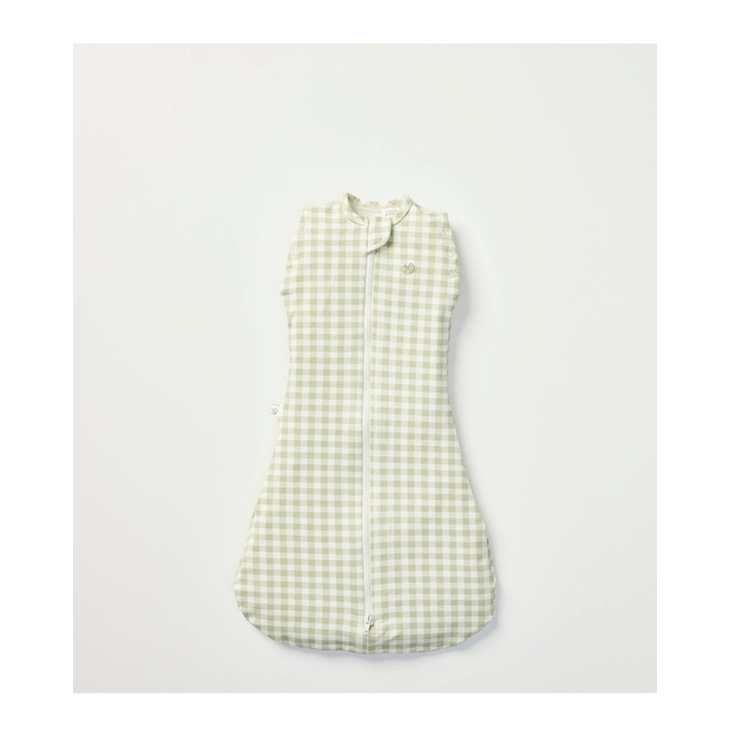 Grow Kindly 2.5 TOG Swaddle Sleeping Bag – Gumleaf Gingham