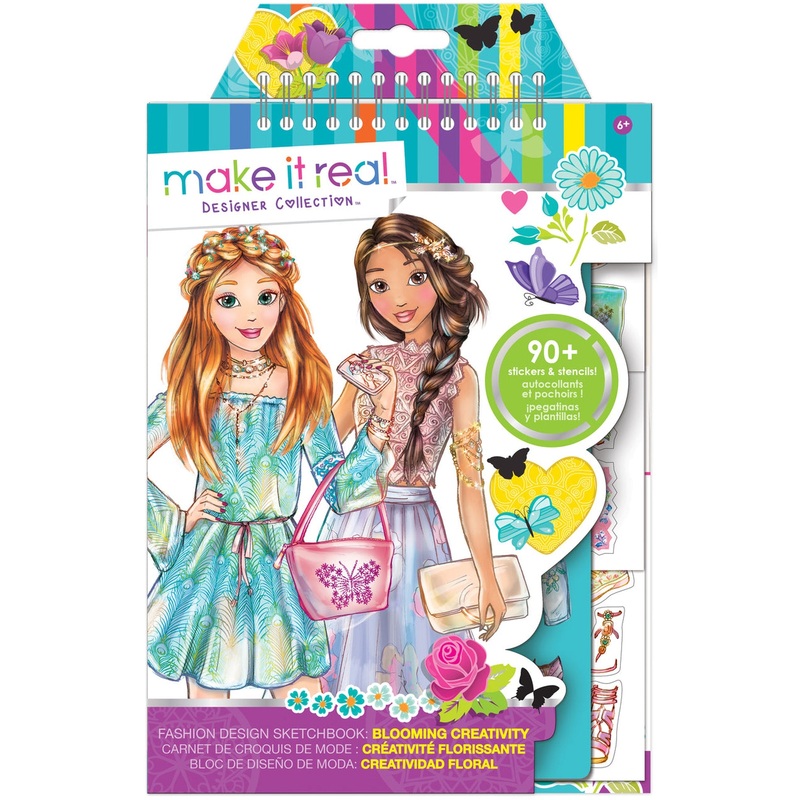 Make It Real Fashion Sketchbook Blooming Creativity
