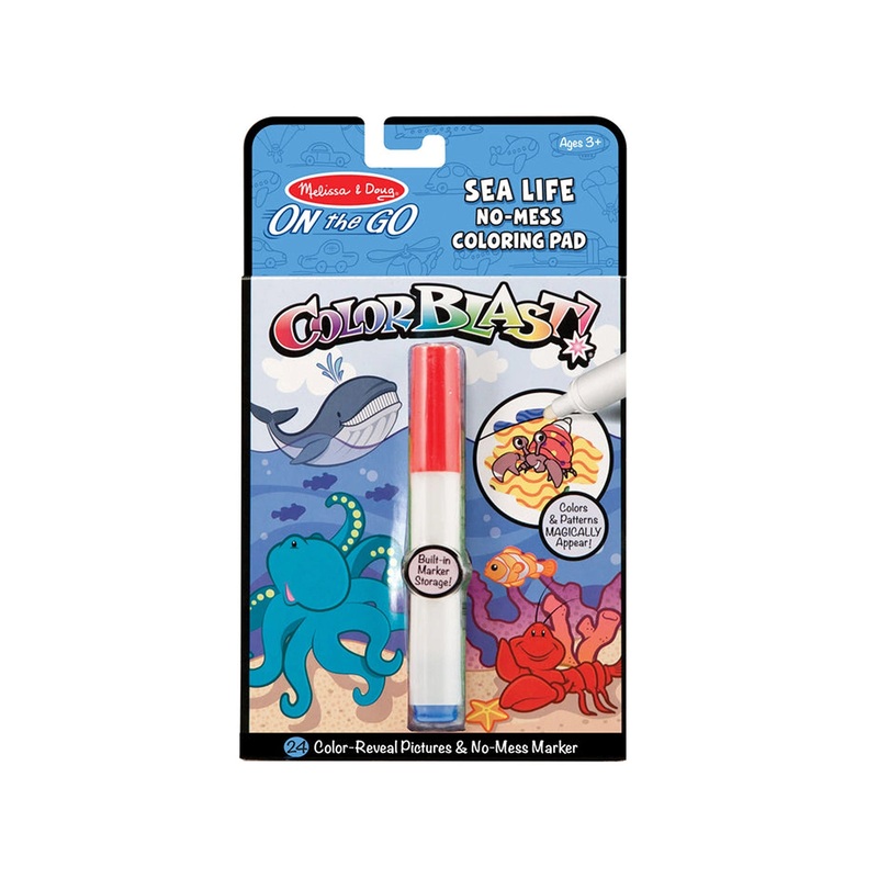 Melissa Doug On The Go Color Blast Sea Life