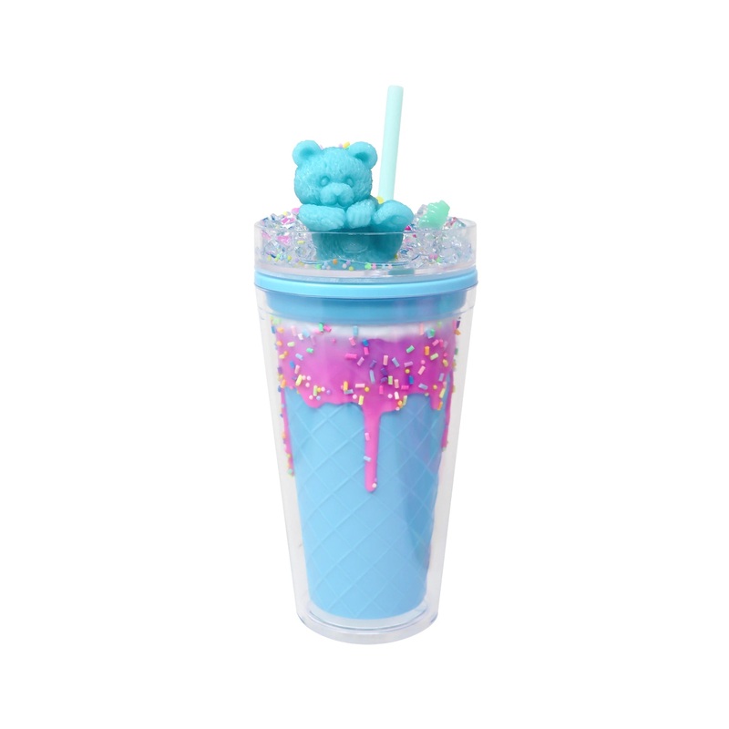 Pink Poppy Gummy Bear Drinking Cup – Blue