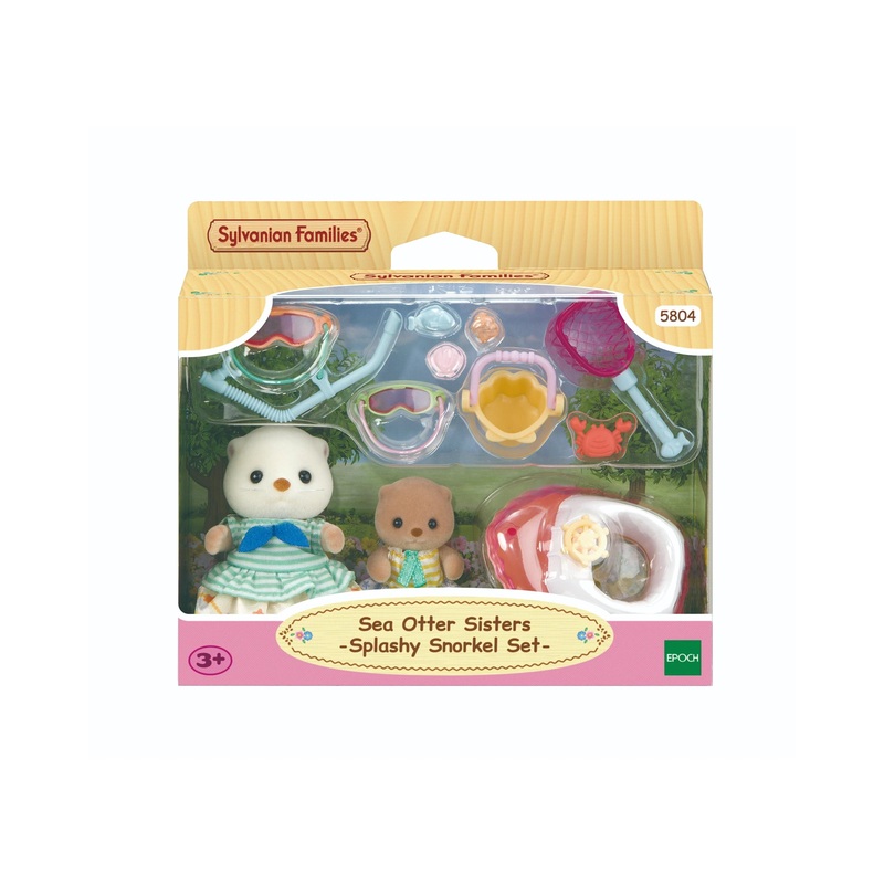 Sylvanian Families Sea Otter Sisters Splashy Snorkel Set