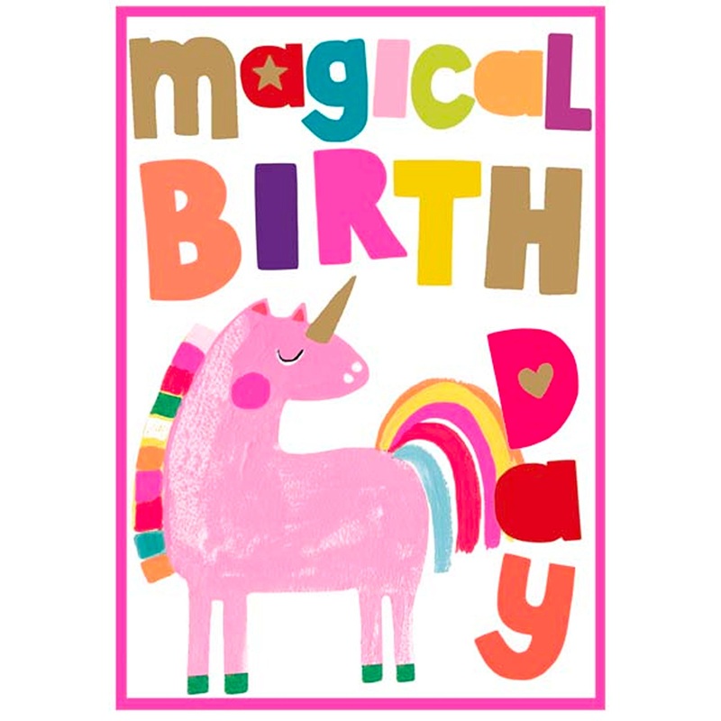 Waterlyn Paper Salad Magical Bday Unicorn