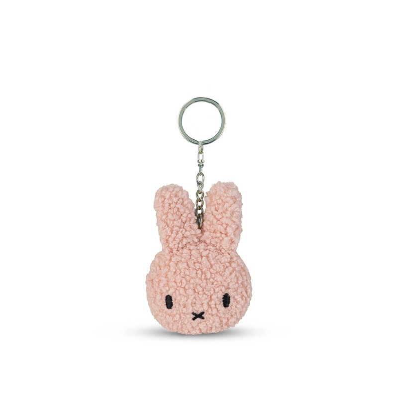 Miffy Flat Keychain Tiny Teddy Pink 10cm