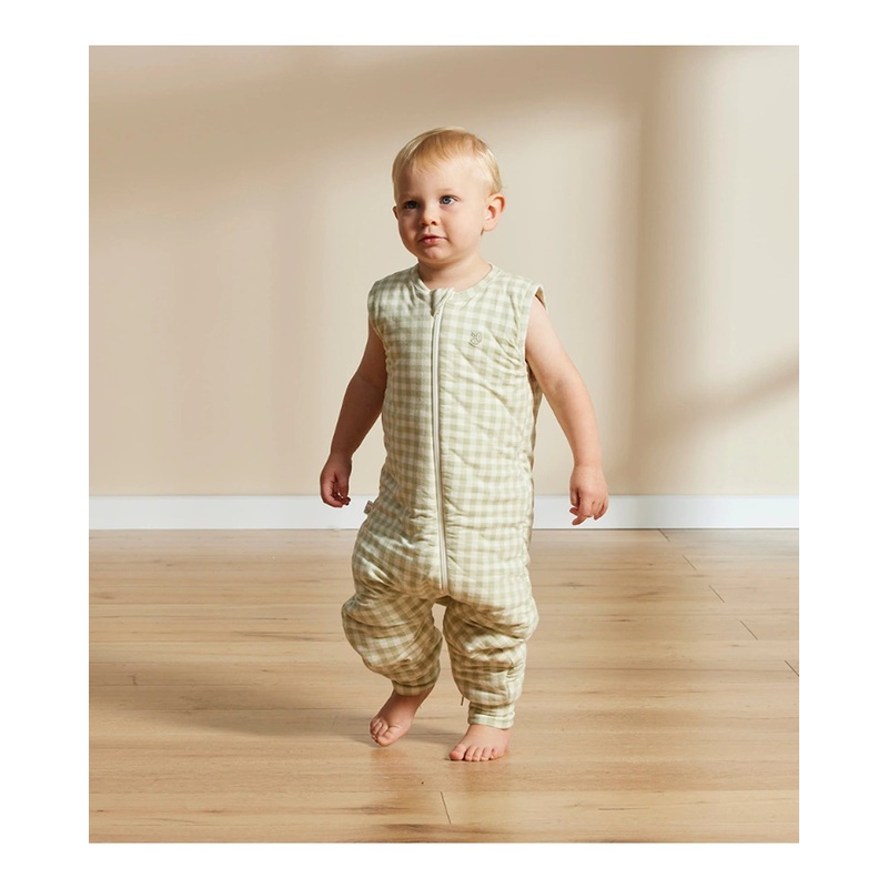 Grow Kindly 2.5 TOG Sleep Suit – Gumleaf Gingham