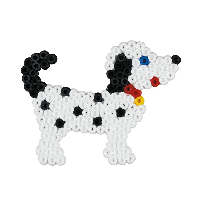 HAMA White Dog 450 Beads