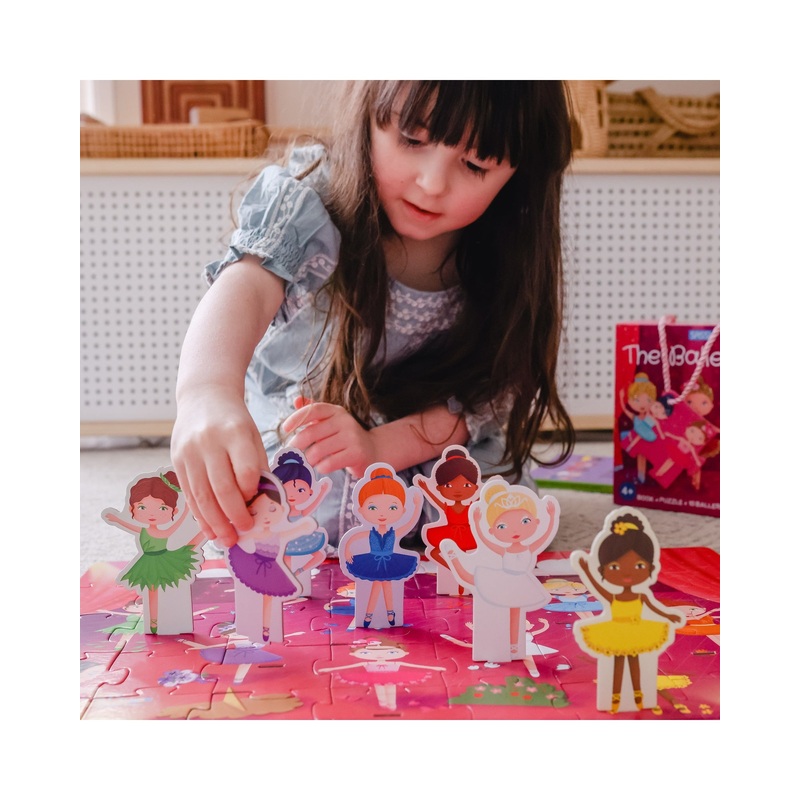 Sassi 3D Puzzle And Book Learn Colours Ballerinas