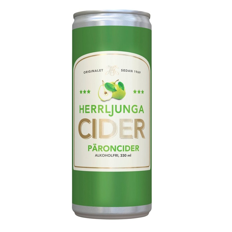 Herrljunga Pear Cider 330ml Non-Alc