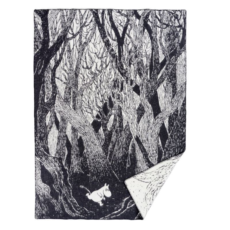 Klippan Moomin On The Run Eco Wool Blanket