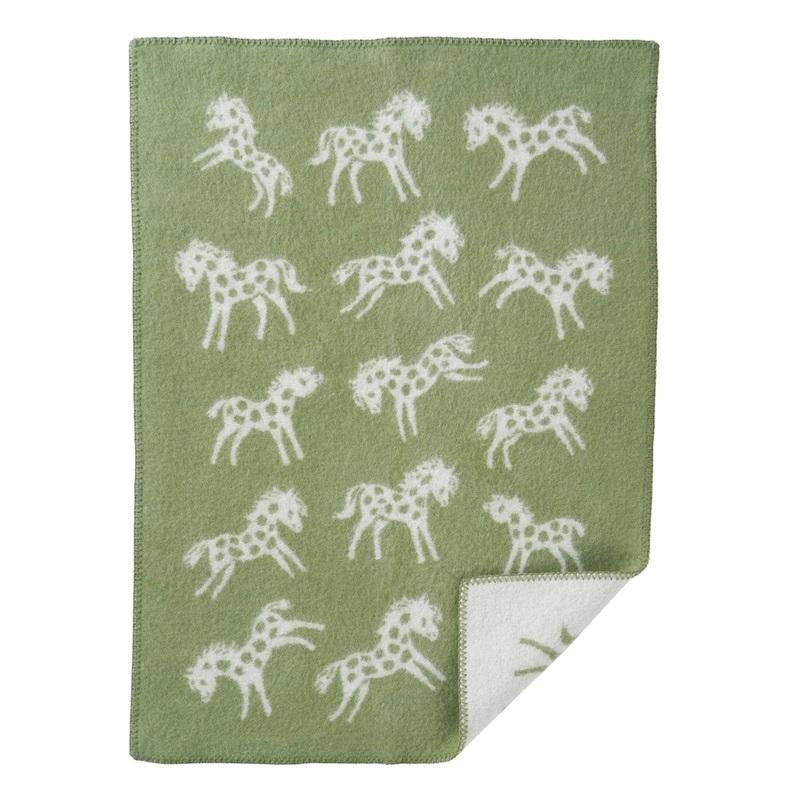 Klippan Pony Wool Baby Blanket