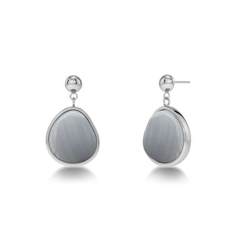 Edblad Agatha Earrings S Grey Steel