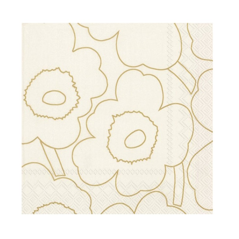 Marimekko Piirto Unikko Cocktail Napkin