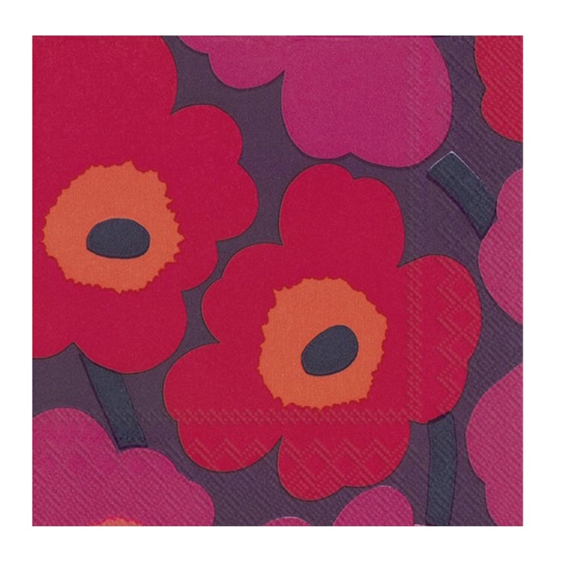 Marimekko Unikko Mauve Napkin
