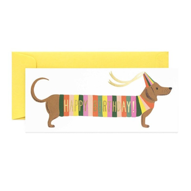 Hot Dog No 10 Card
