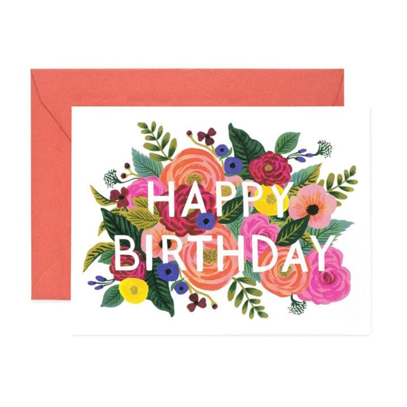 Juliet Rose Birthday Card