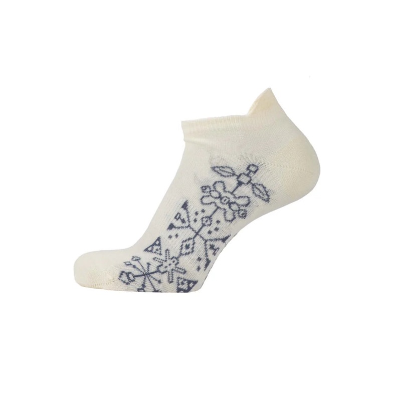 Bengt & Lotta Tradition Ankle Wool Socks White 35-39
