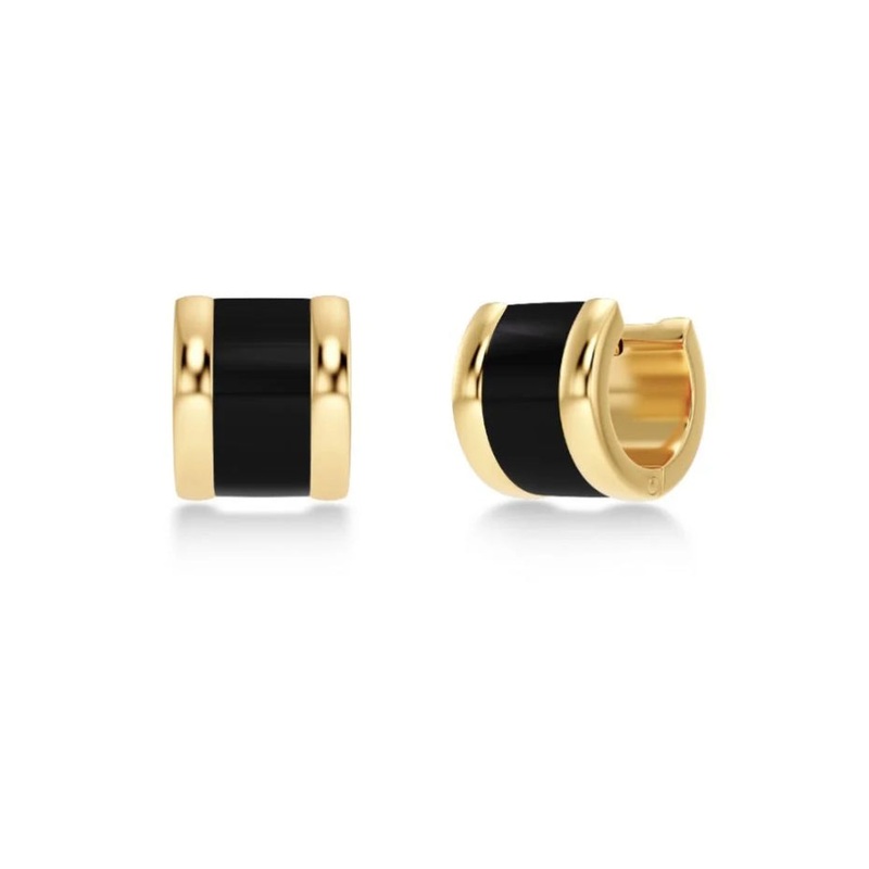 Edblad Frame Enamel Hoops Gold Black
