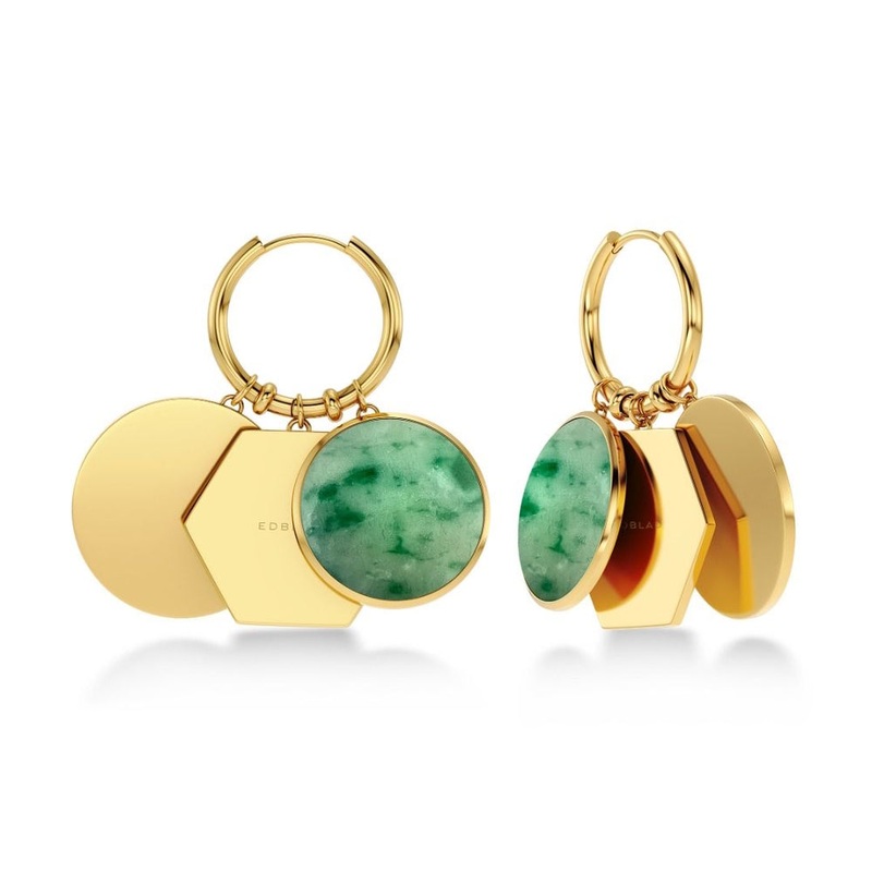 Edblad Insignia Hoops Multi Gold