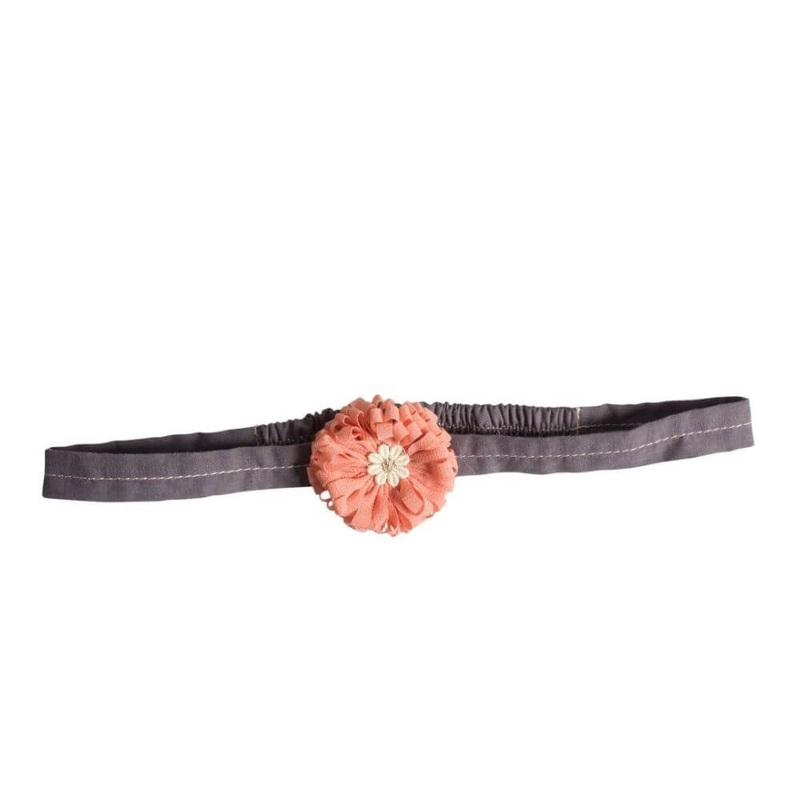 Maileg Hair Band Big Flower melon