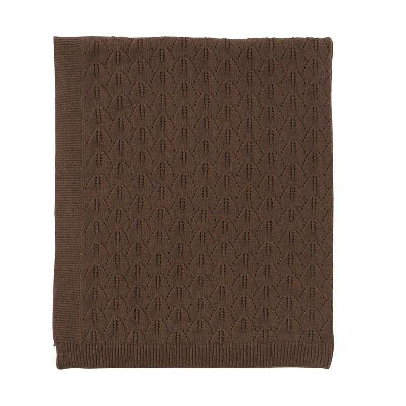 OYOY Lana Baby Blanket brown