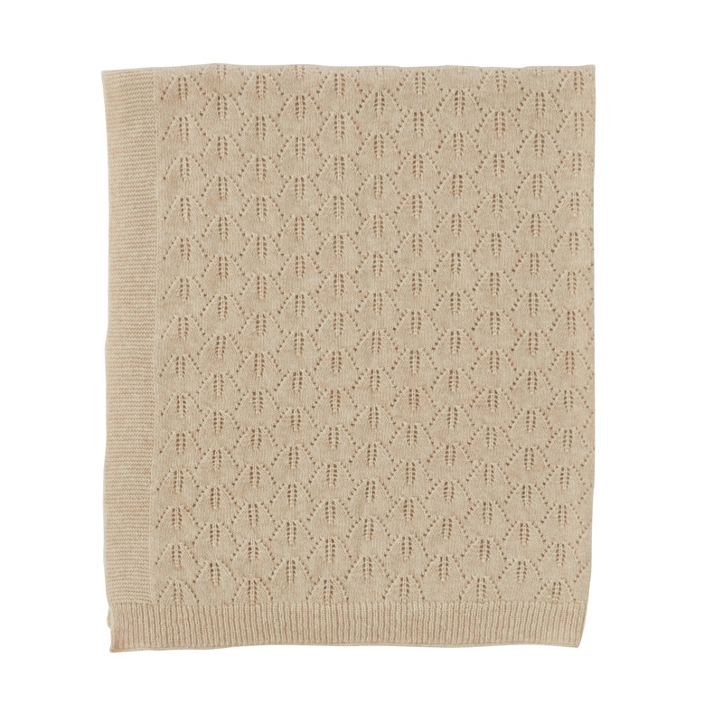 OYOY Lana Baby Blanket off-white