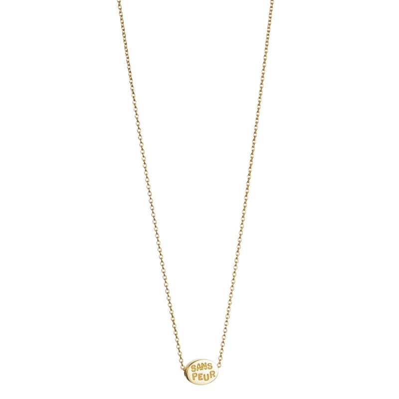 Efva Attling Mini Me Sans Peur Necklace Gold