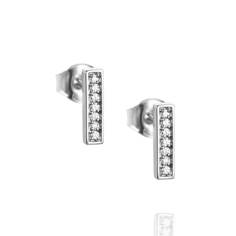 Efva Attling Thin Stars Earrings White Gold