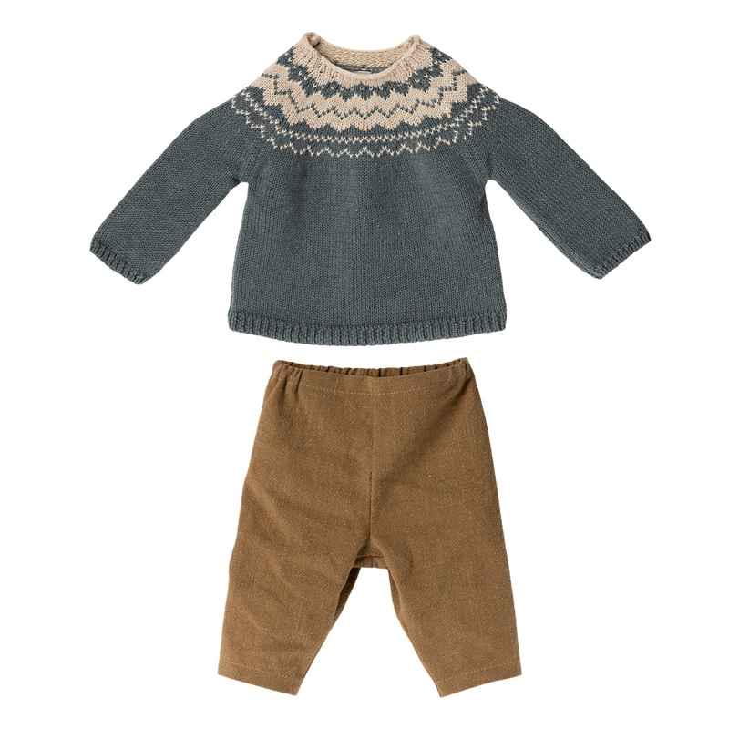 Maileg Blue Sweater & Pants for Size 5