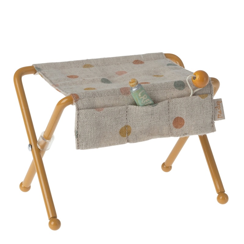 Maileg Nursery Table for Baby Mouse ocher