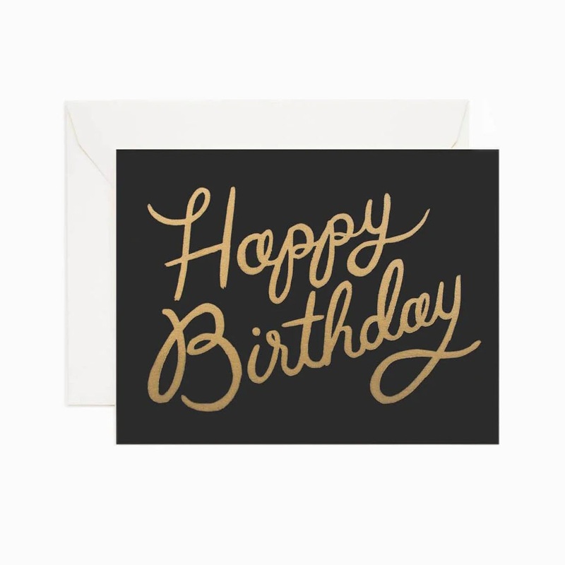 Shimmering Birthday Card