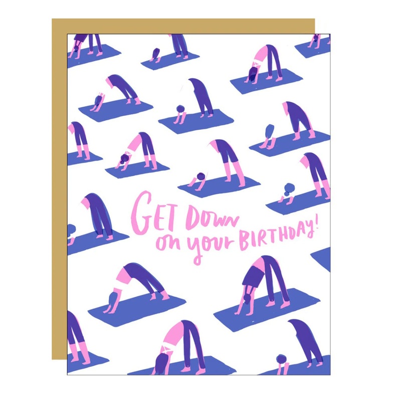 Yoga Birthday Card