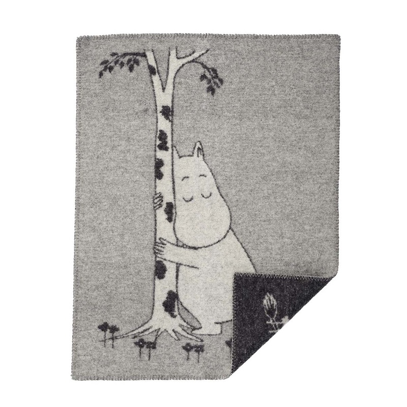 Klippan Moomin Tree Hug Organic Wool Baby Blanket