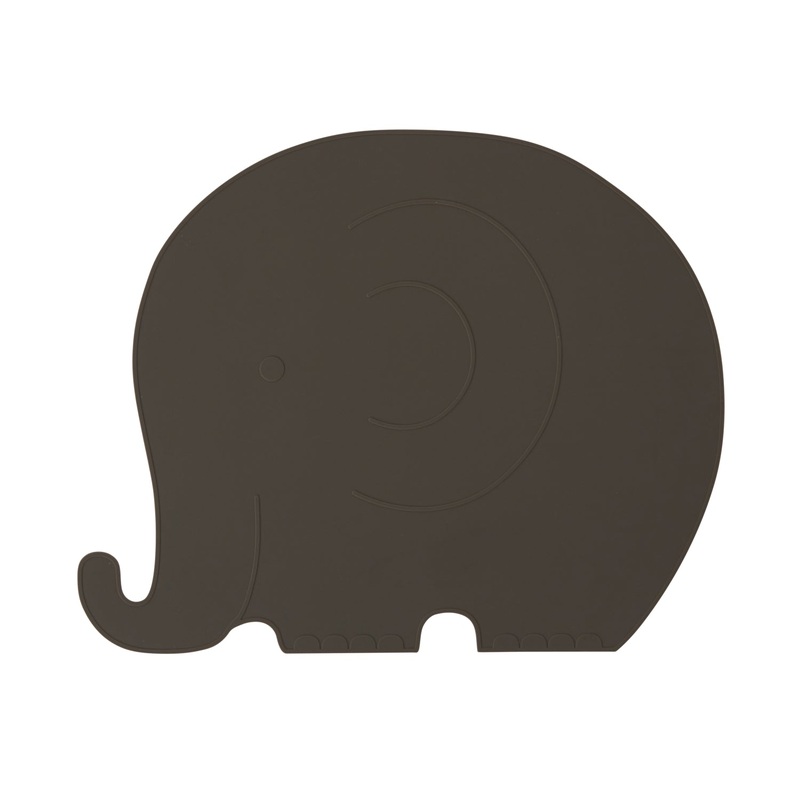 OYOY Placemat Henry Elephant Choko
