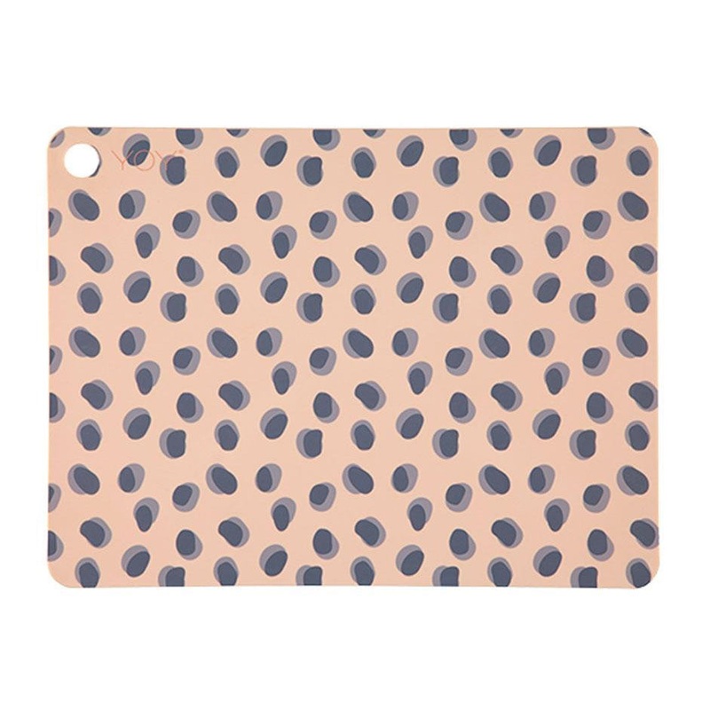 OYOY Placemat Leopard Dots 2pk