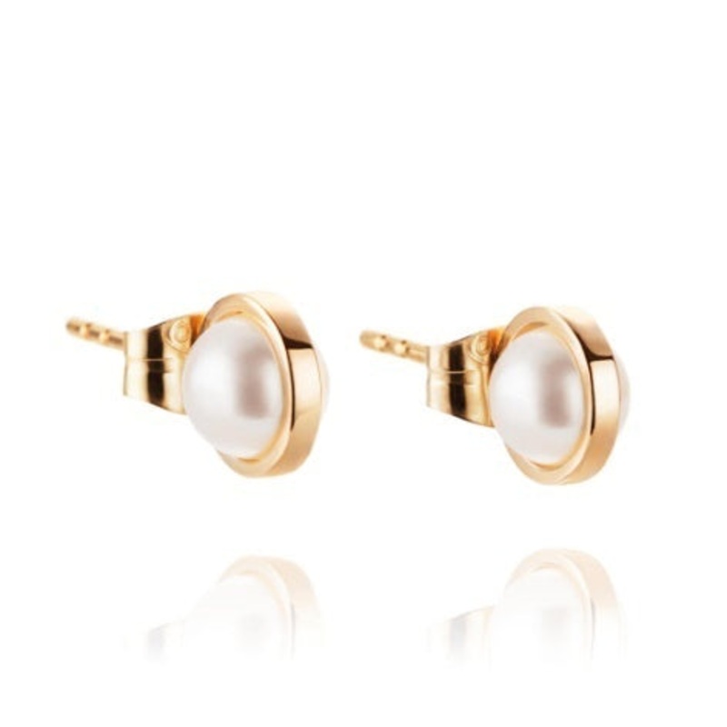 Efva Attling Little Day Pearl Studs Gold