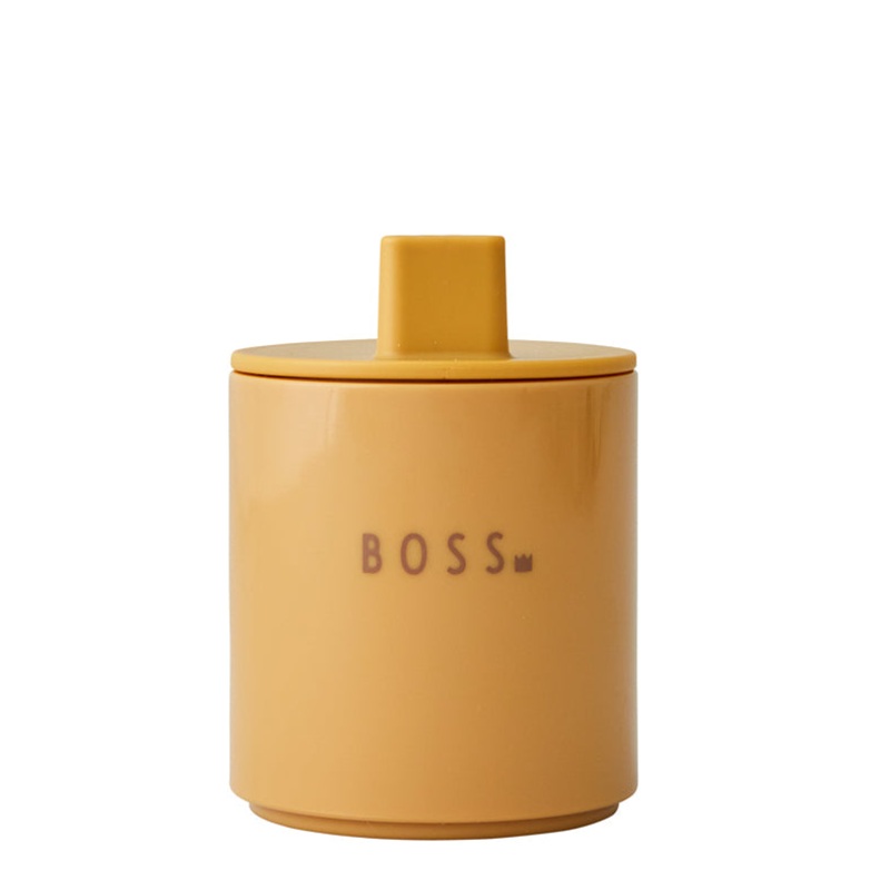 Lid For Kids Glass Mustard