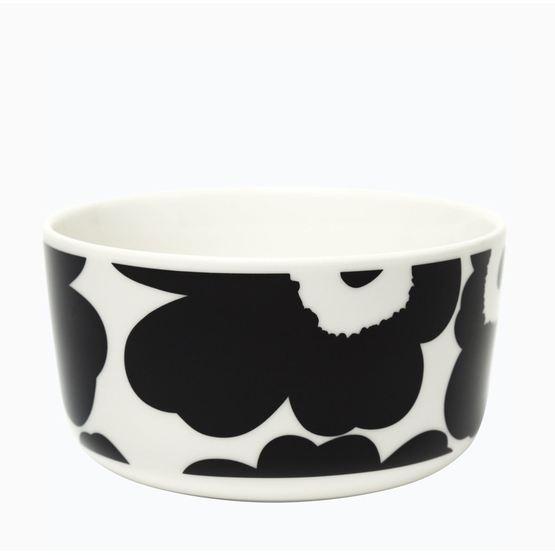Marimekko Unikko Bowl 500ml white-black