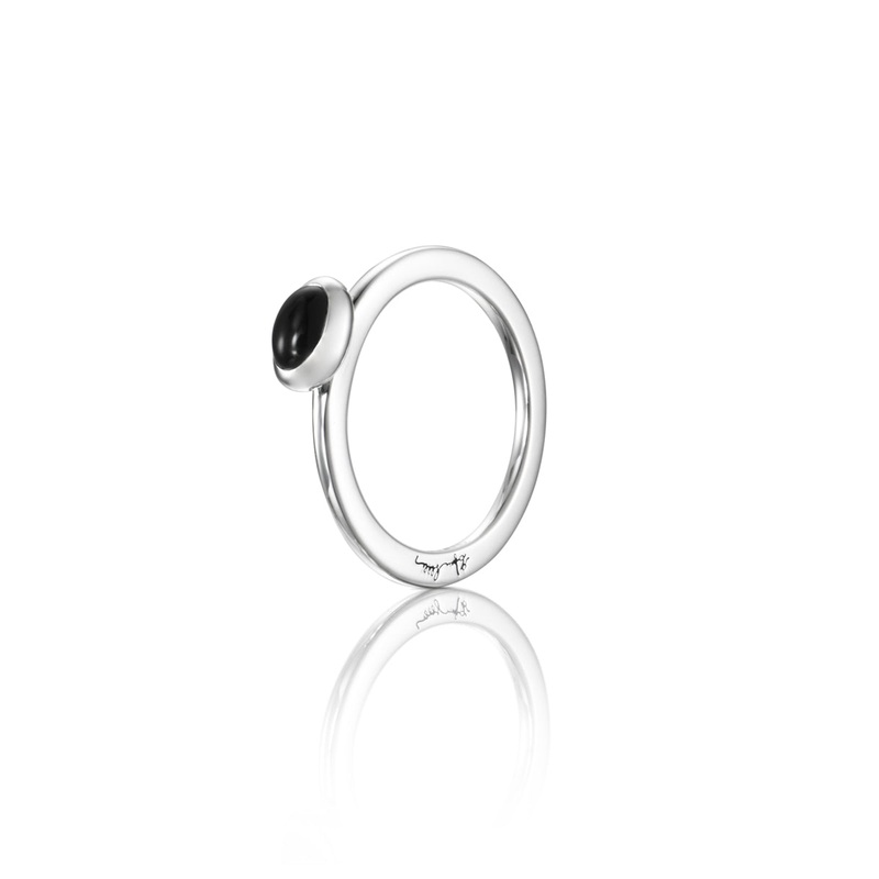 Efva Attling Love Bead Ring Onyx