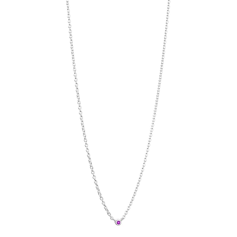 Efva Attling Micro Blink Necklace Sapphire