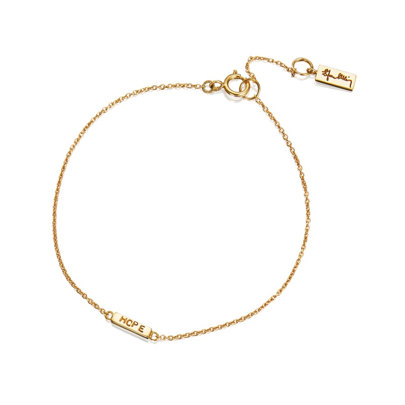 Efva Attling Mini Me Hope Bracelet gold