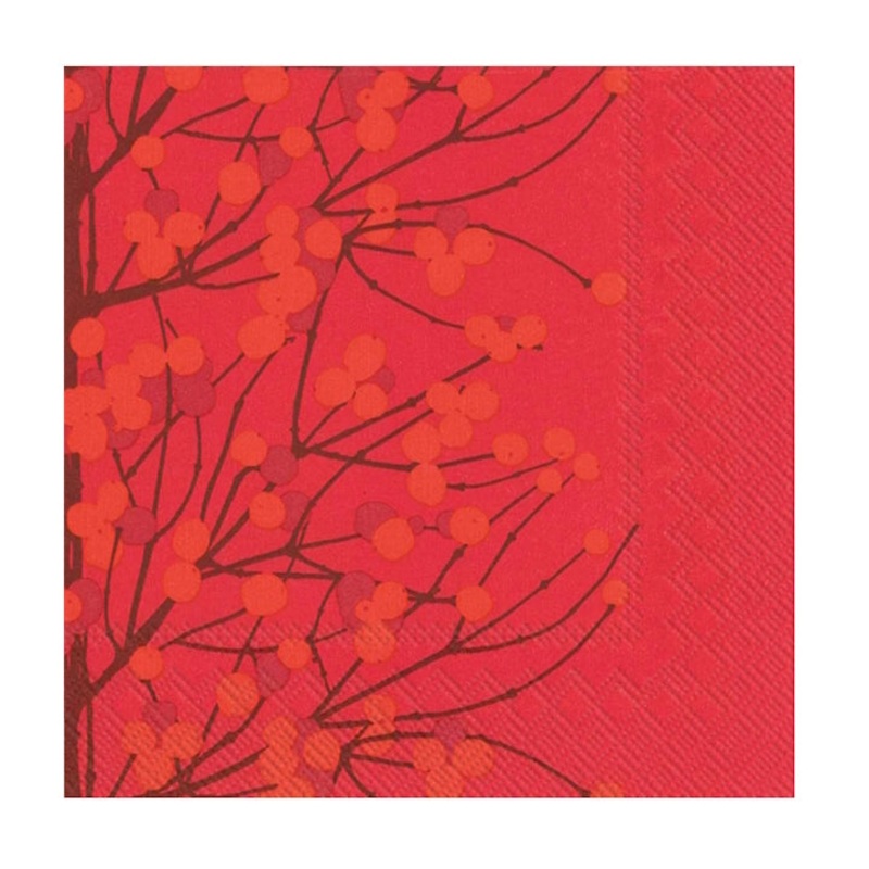 Marimekko Lumimarja Red Napkin