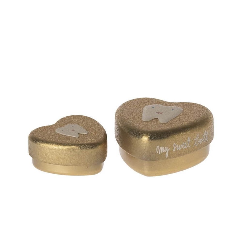 Maileg Tooth Box Set Gold 2pack