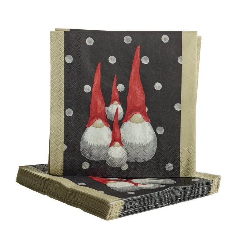 Naasgransgarden Santa High Hat Napkins 25×25