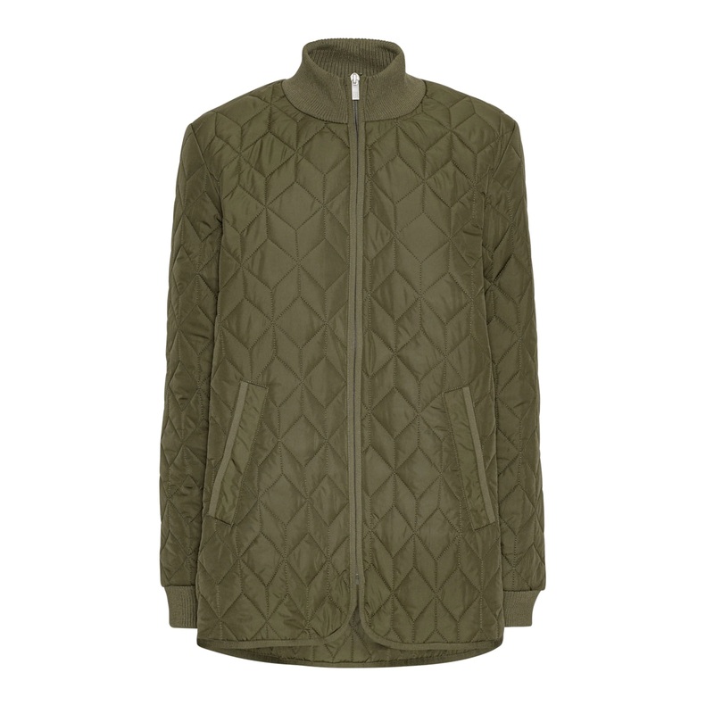 Ilse Jacobsen Short Quilt Jacket Army