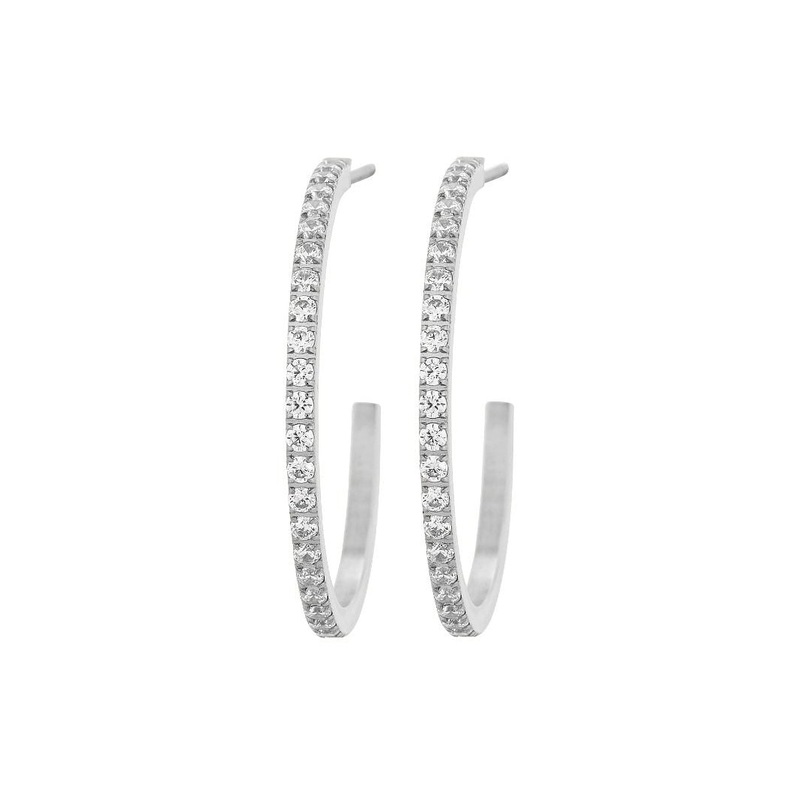 Edblad Glow Creoles Mini L Steel