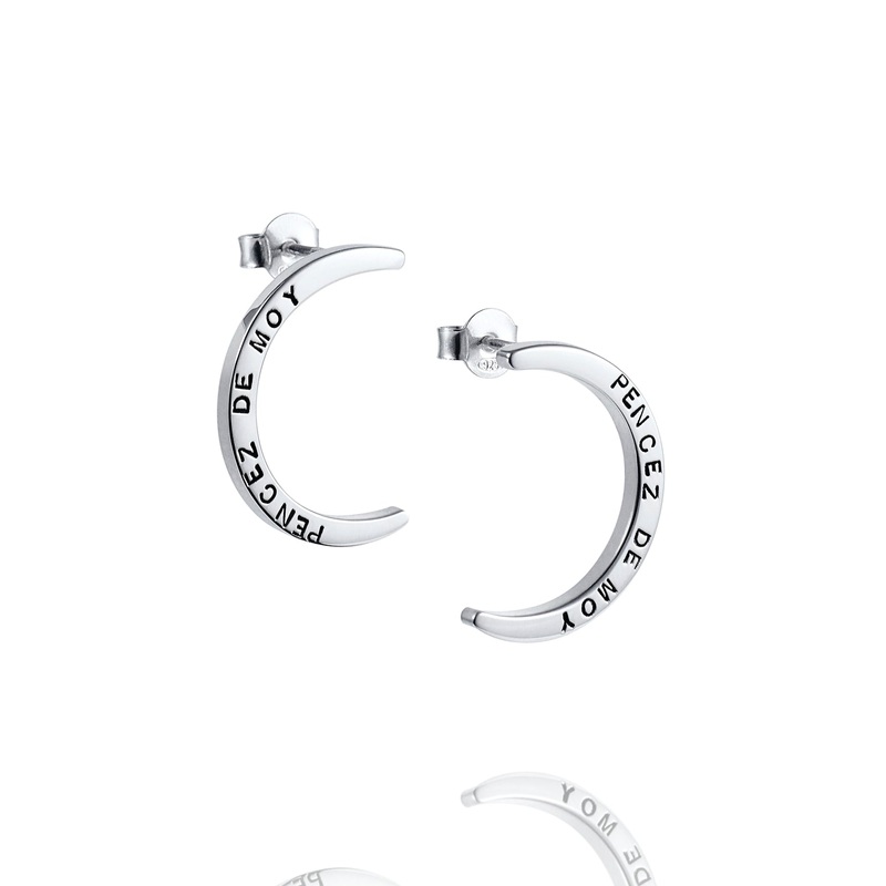 Efva Attling Pencez Moon Earrings