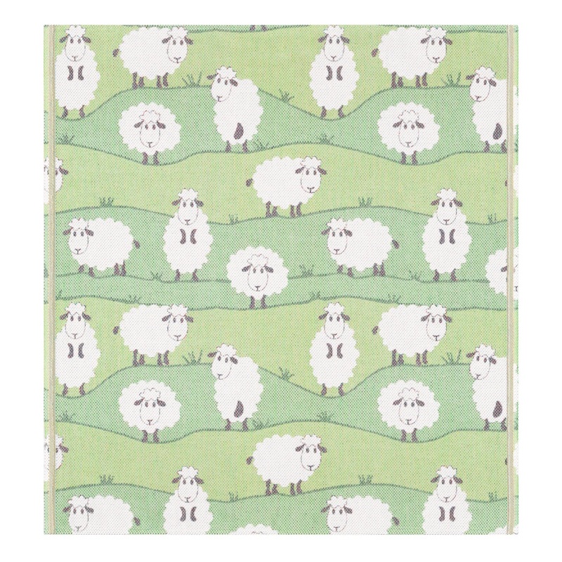 Ekelund Sheep Organic Cotton Woven Baby Blanket