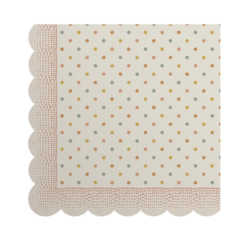 Maileg Napkin Multi Dots Rose